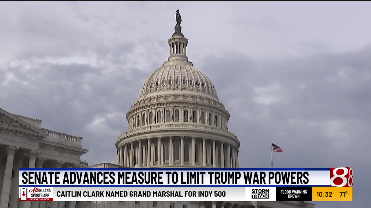 US Senate advances measure to limit President Trump's war powers