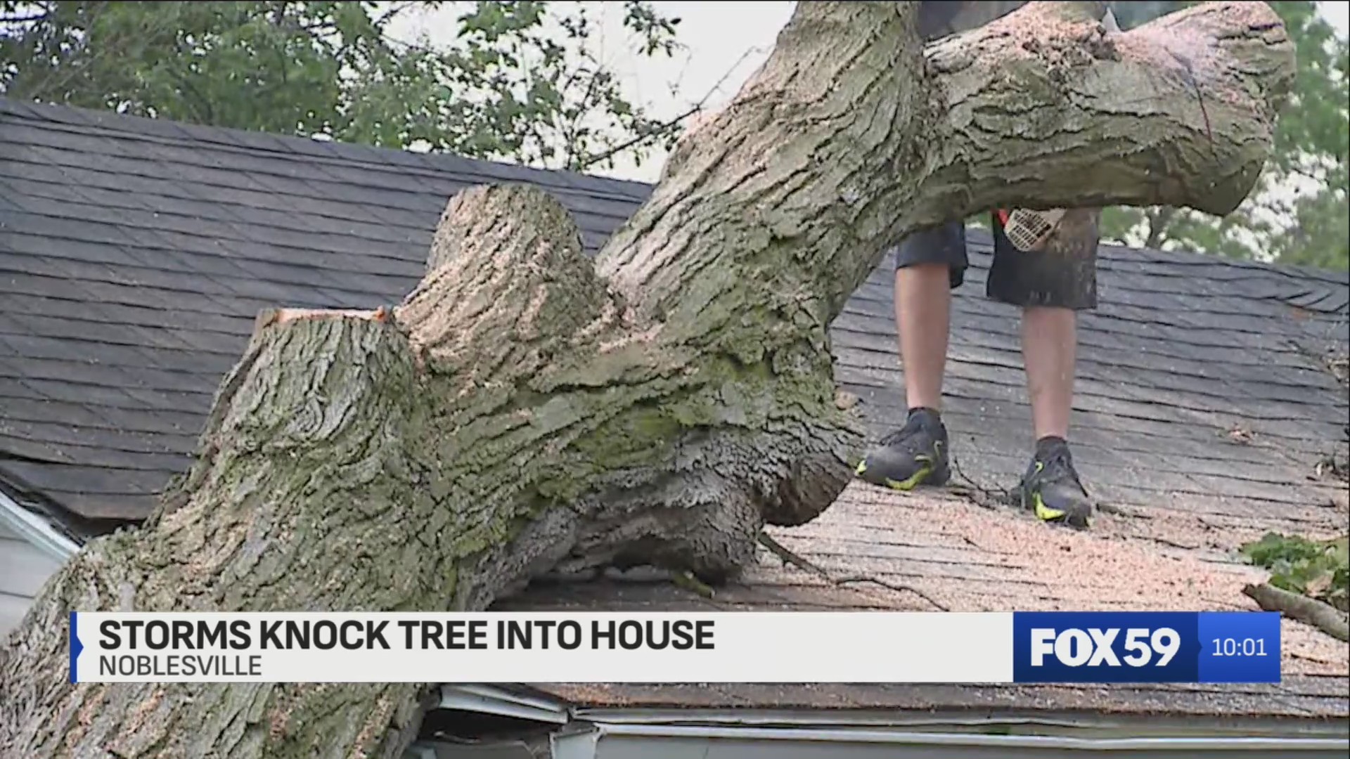 Storms, strong winds cause damage in central Indiana