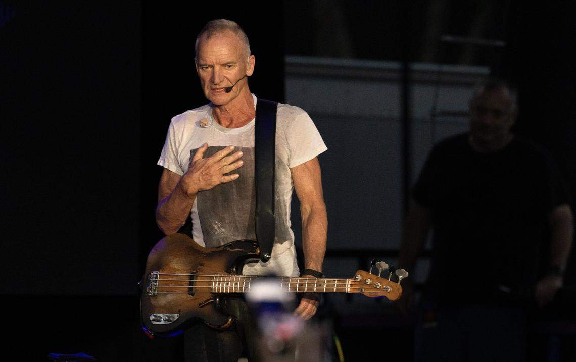 Sting is still at it, bringing solo and Police hits to Raleigh. Here ...