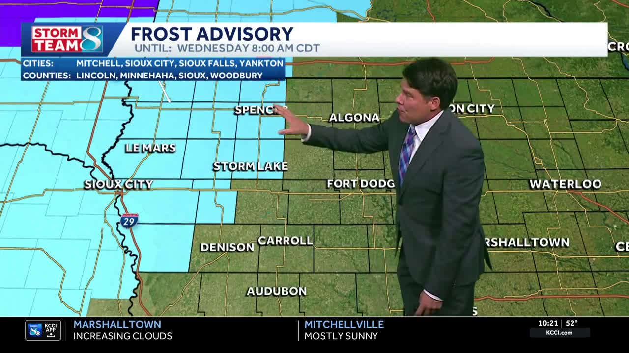 Iowa weather: 60s linger through the end of the week with rain ...