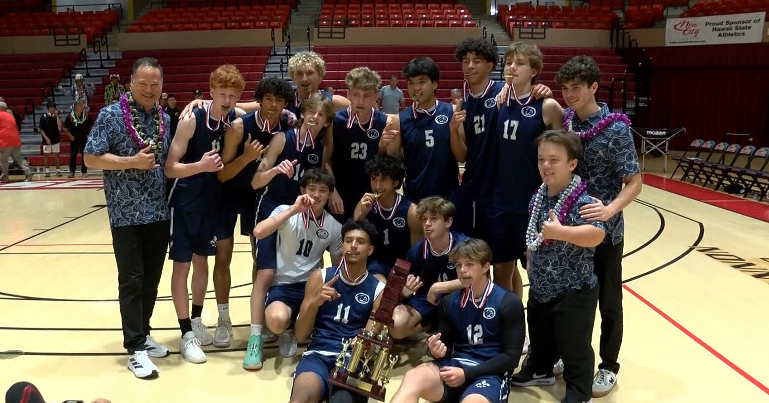 ‘We saw the vision’: Le Jardin wins first boys volleyball state title