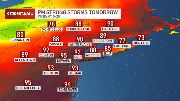 Brace for another round of intense heat Wednesday before storms cool ...
