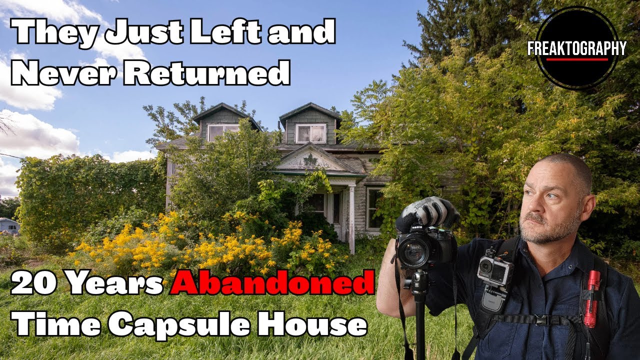 20-year abandoned time capsule house left completely untouched