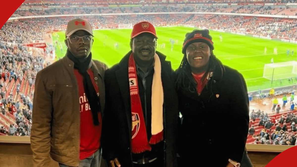 Stephen Letoo dedicates Arsenal's Premier League win to late Raila ...