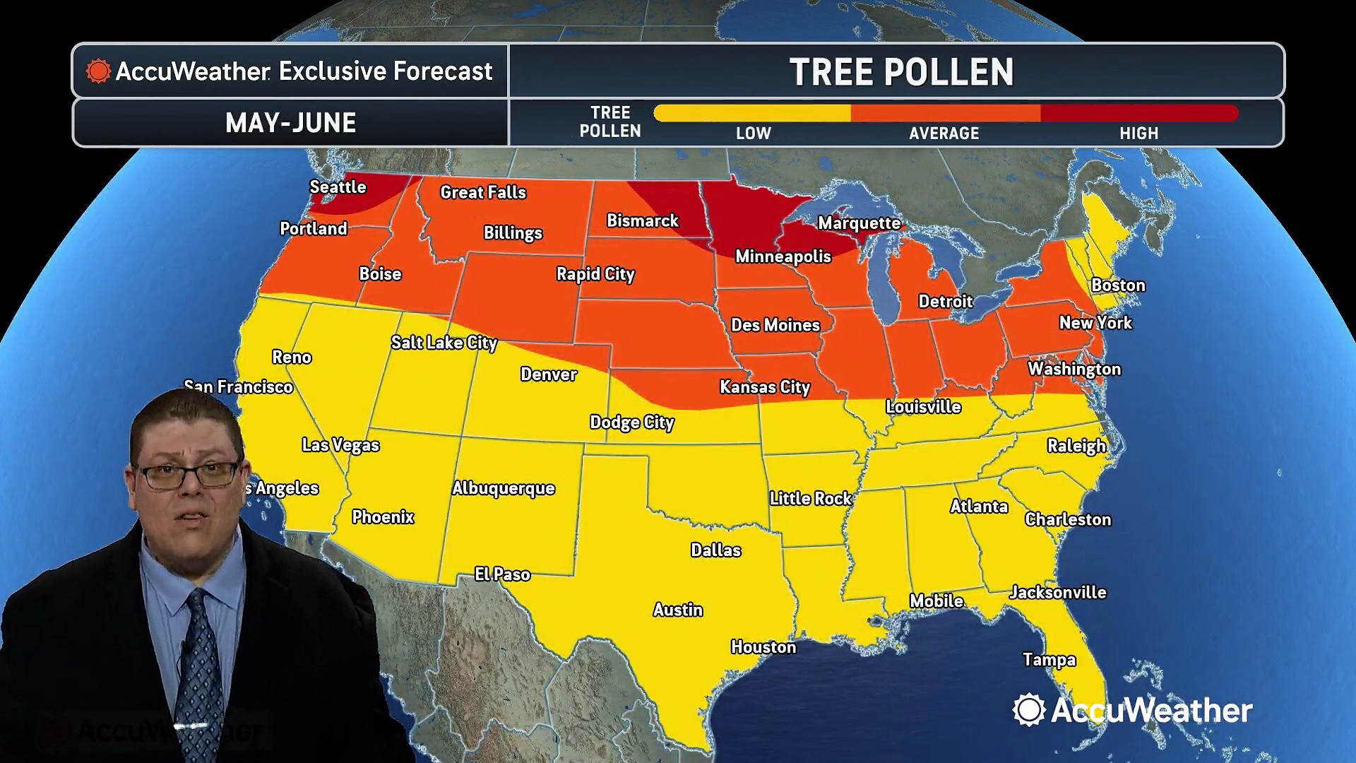 Brace for pollen: High pollen levels expected in parts of the US this ...