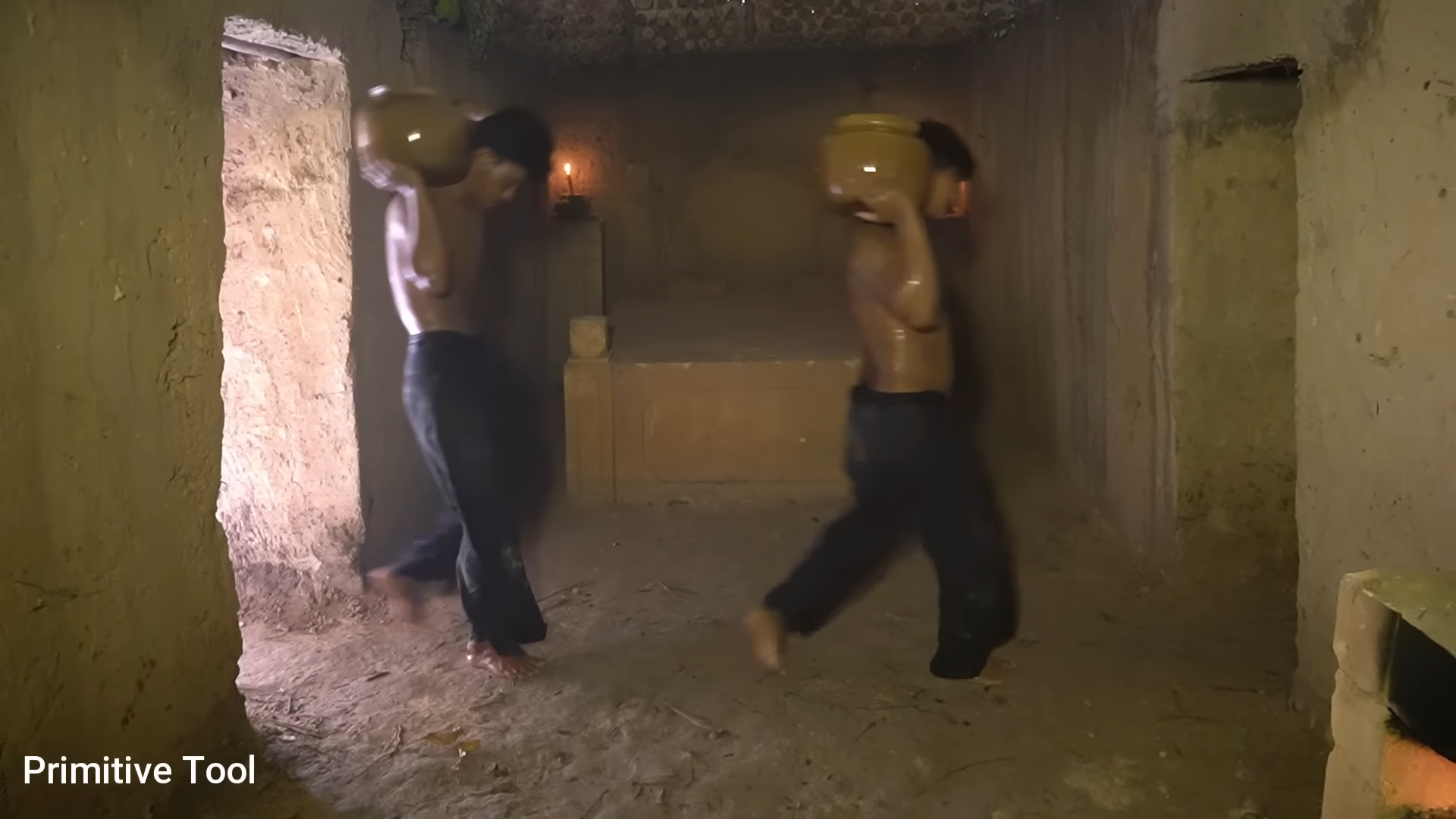 They dug for 100 days by hand, then the walls nearly started to crack