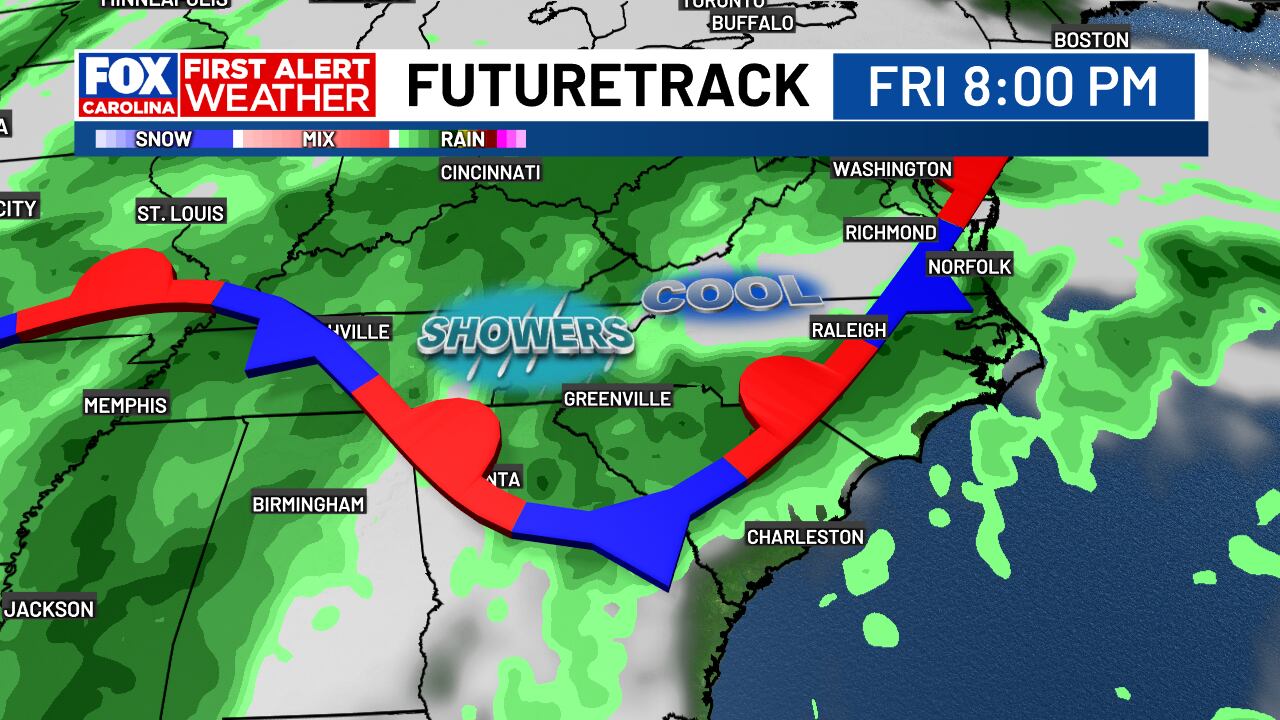 First alert: Showers and storms become likely into late week