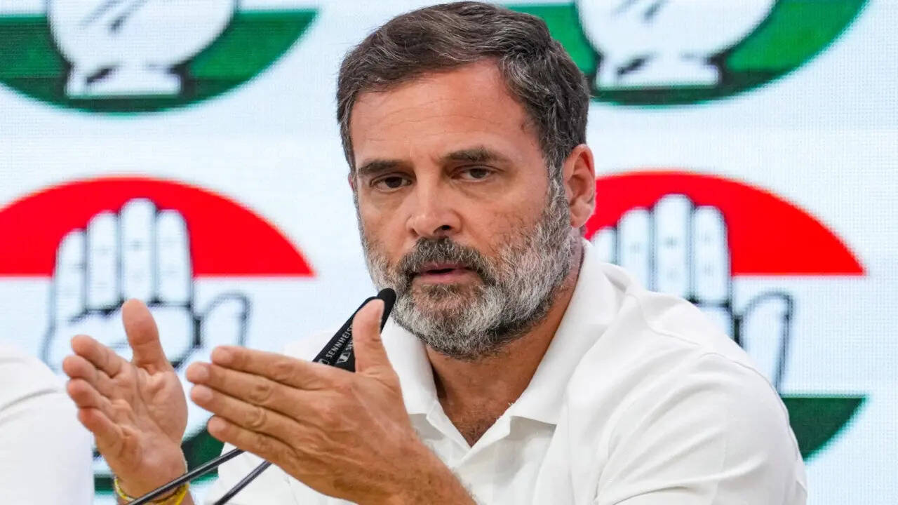 'PM is busy distributing toffees': Rahul Gandhi attacks PM Modi over ...