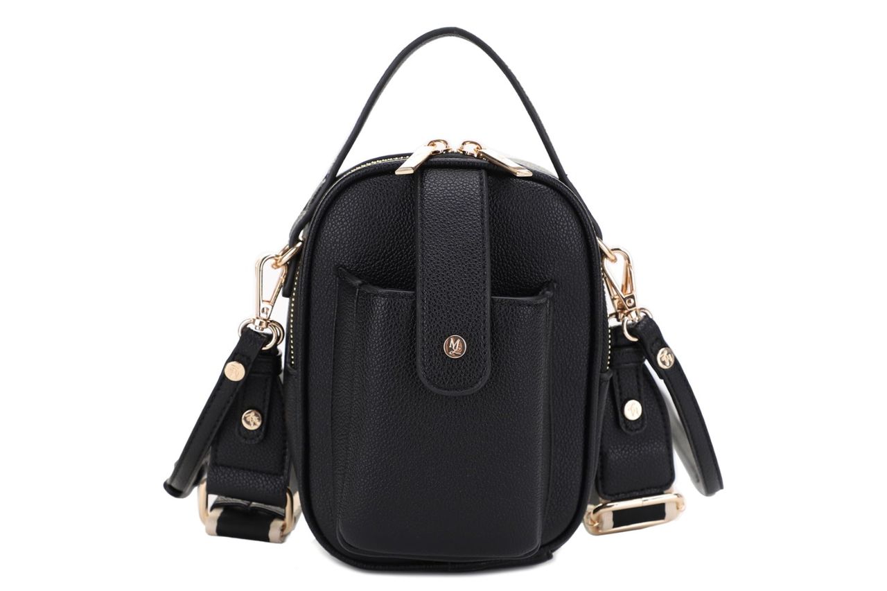 Mali+Lili Gail Vegan Leather Multi Compartment Crossbody Bag