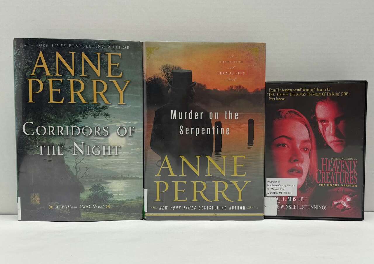 Anne Perry’s hidden past, books to check out at Manistee County Library