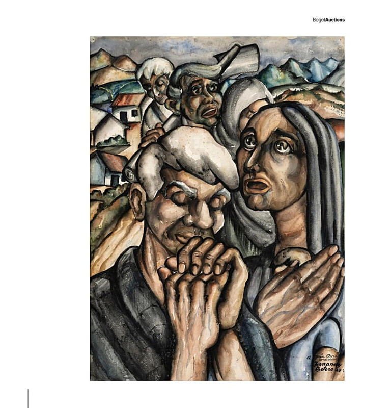Botero sold first work for two packs of cigarettes: now up for auction ...