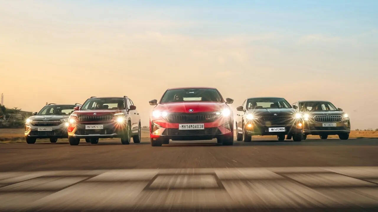Skoda India sets fastest multi-car relay record at COASTT circuit: Details
