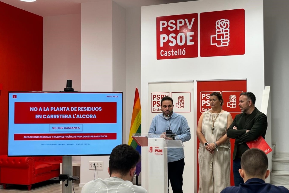 El PSPV alega contra la planta de residuos en trámite en la carretera ...