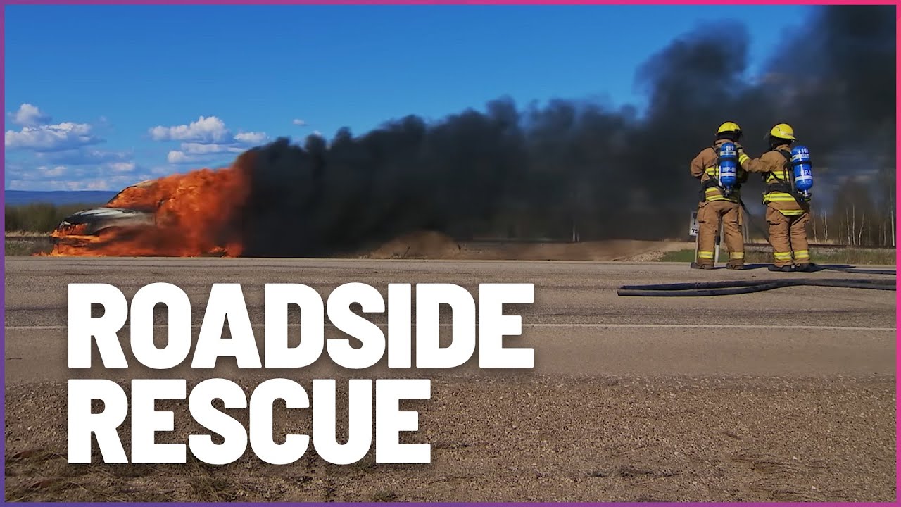 Brave firefighters battle roadside wildfires | Hellfire Heroes