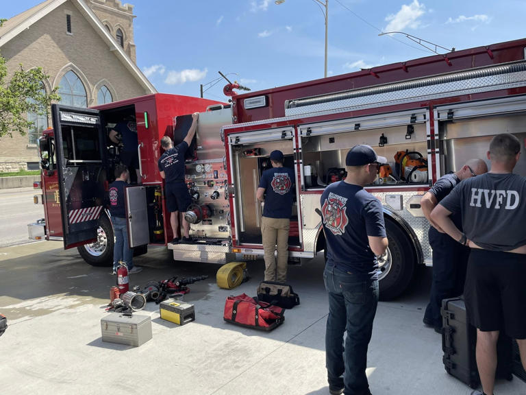 Local fire department unveils new fire engine