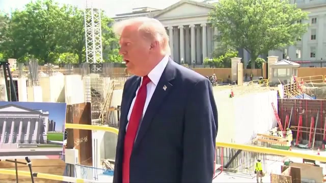 Trump declares $400m White House ballroom 'my gift to the US'