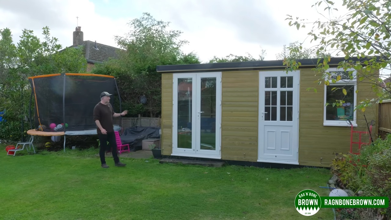 He fitted the cladding tight - then the wet wood betrayed him ...