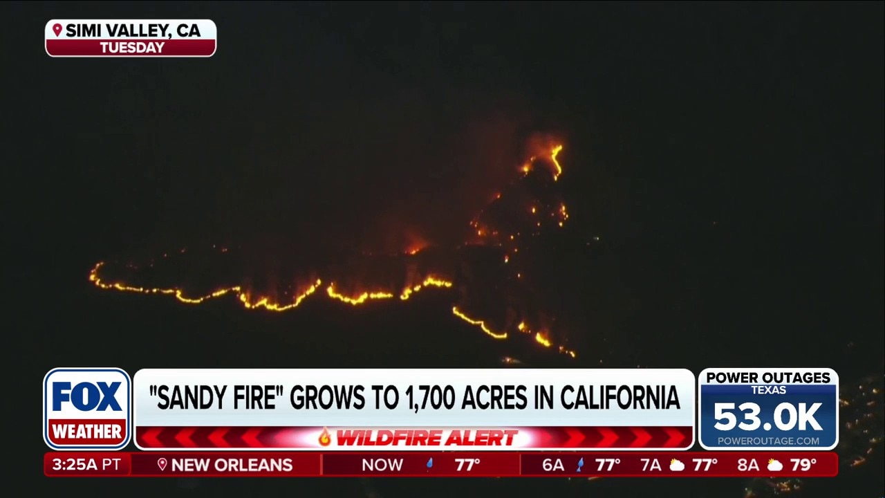 New wildfires spark in Southern California as Sandy Fire spreads ...