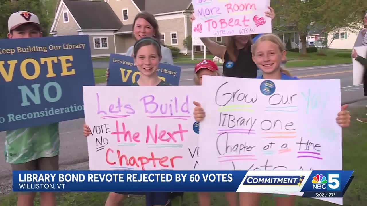 Williston voters overturn decision on library bond, halting renovation ...