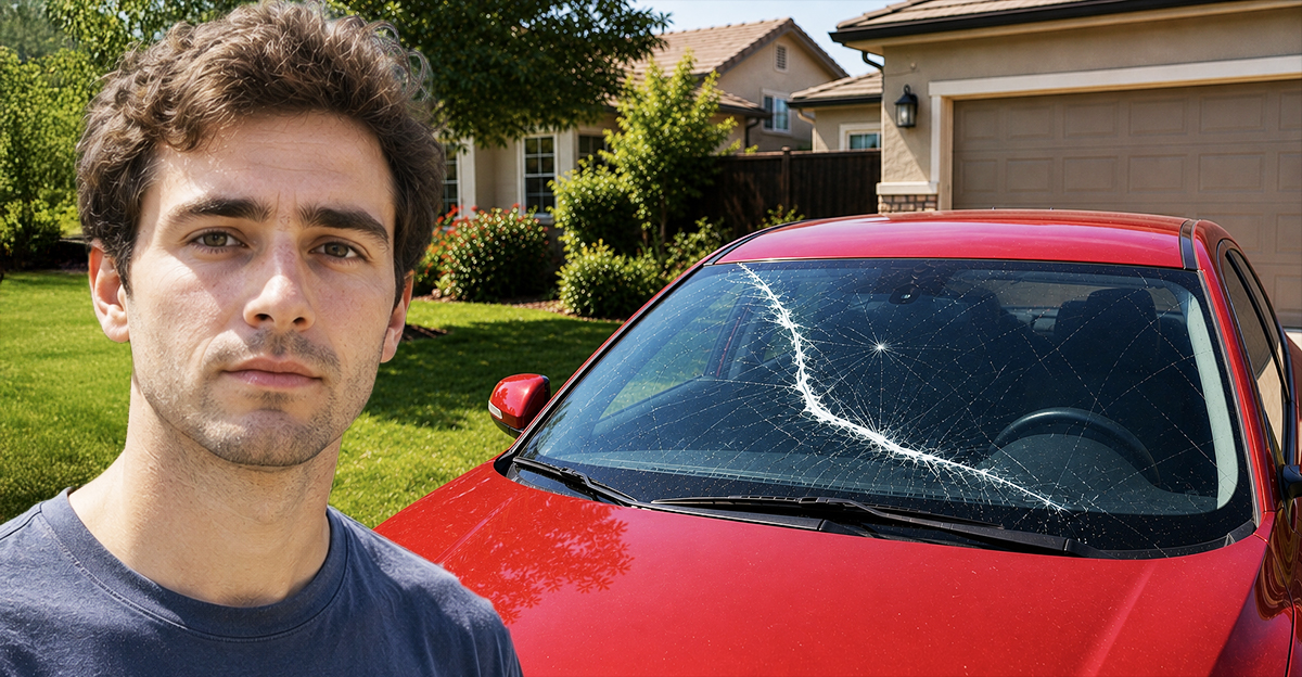 Gravel cracked my windshield two days before my insurance changes to a ...