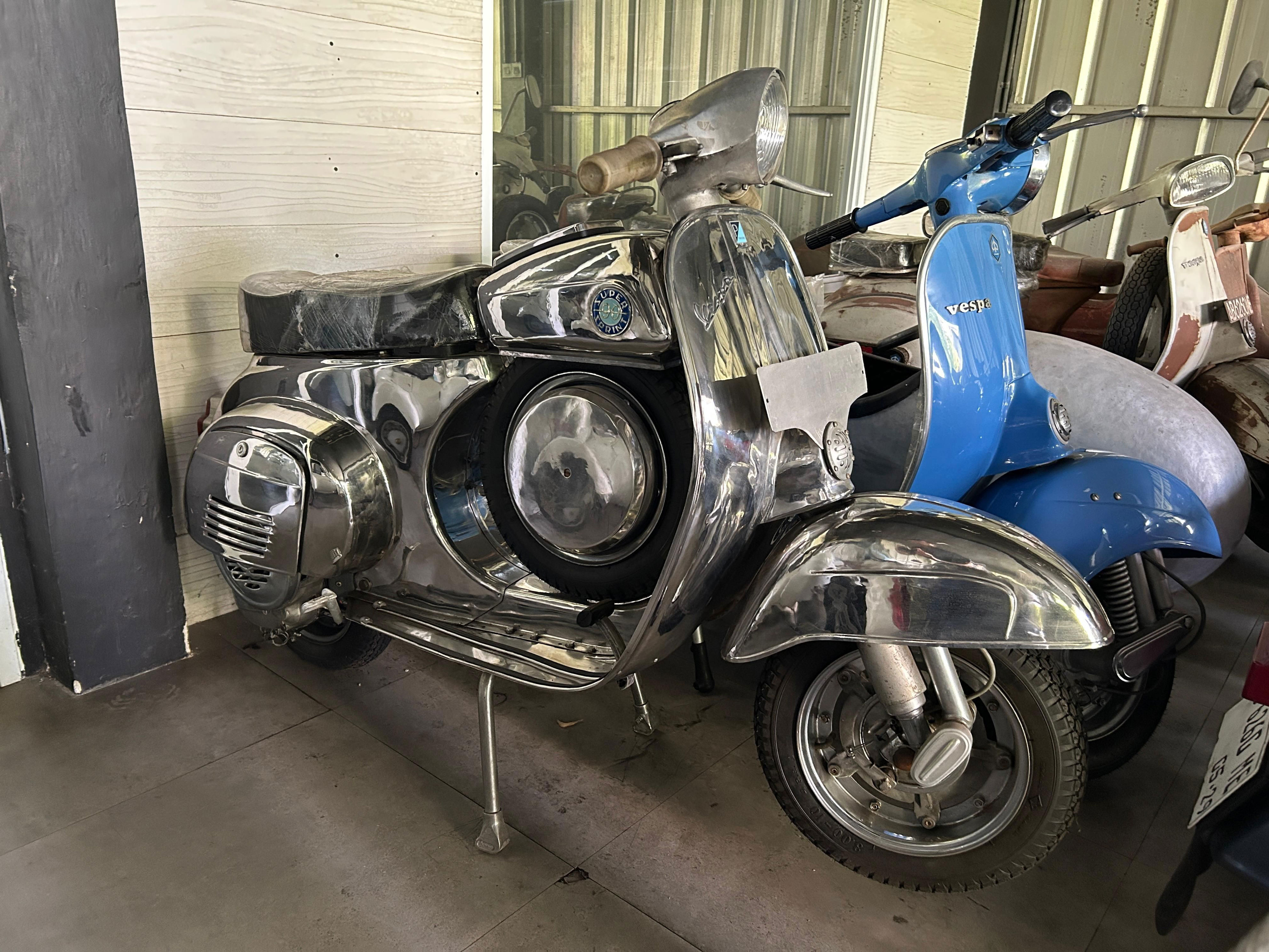 Aslinya tembus setengah miliar, segini biaya bikin Vespa SS90 replika