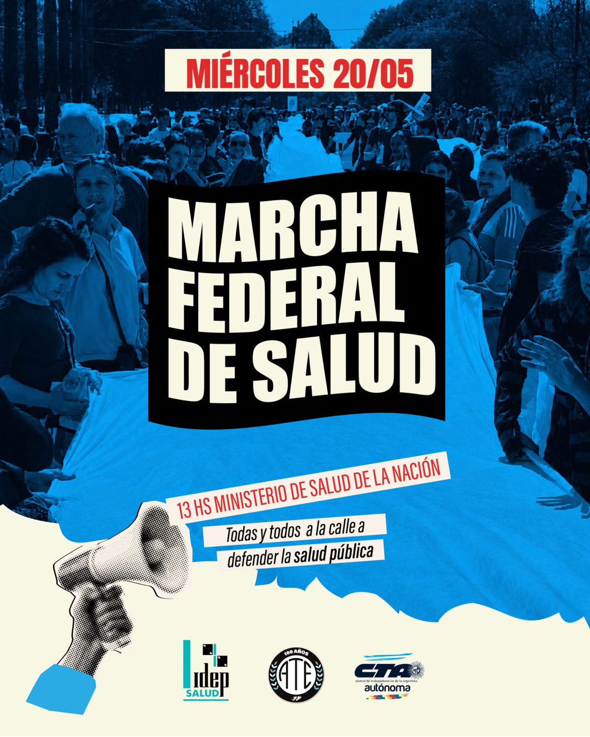 Marcha Federal en defensa de la salud pública: gremios y trabajadores ...