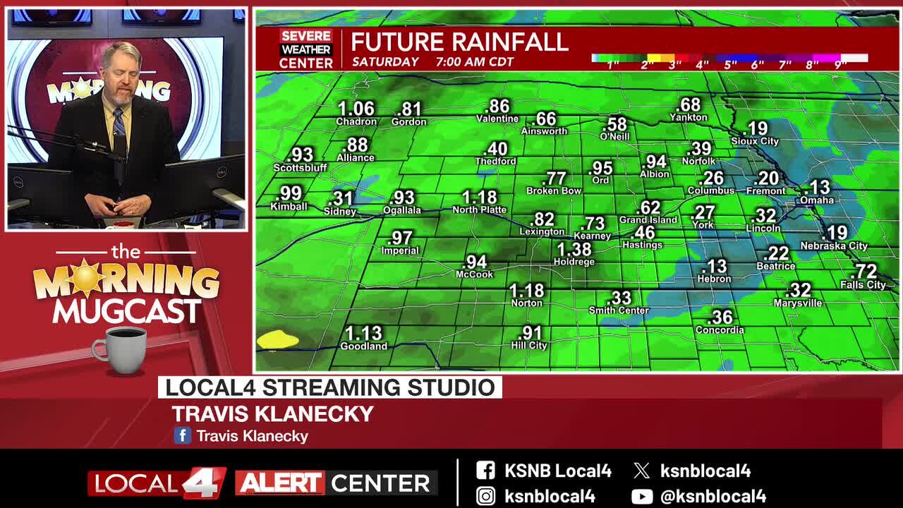 Cool temperatures and more chances of rain will continue this week ...