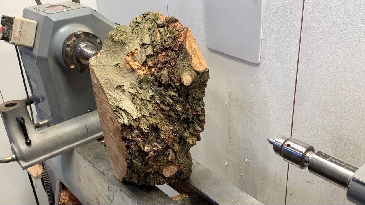 Watch what happens when this rough block reveals a dragon-like pattern