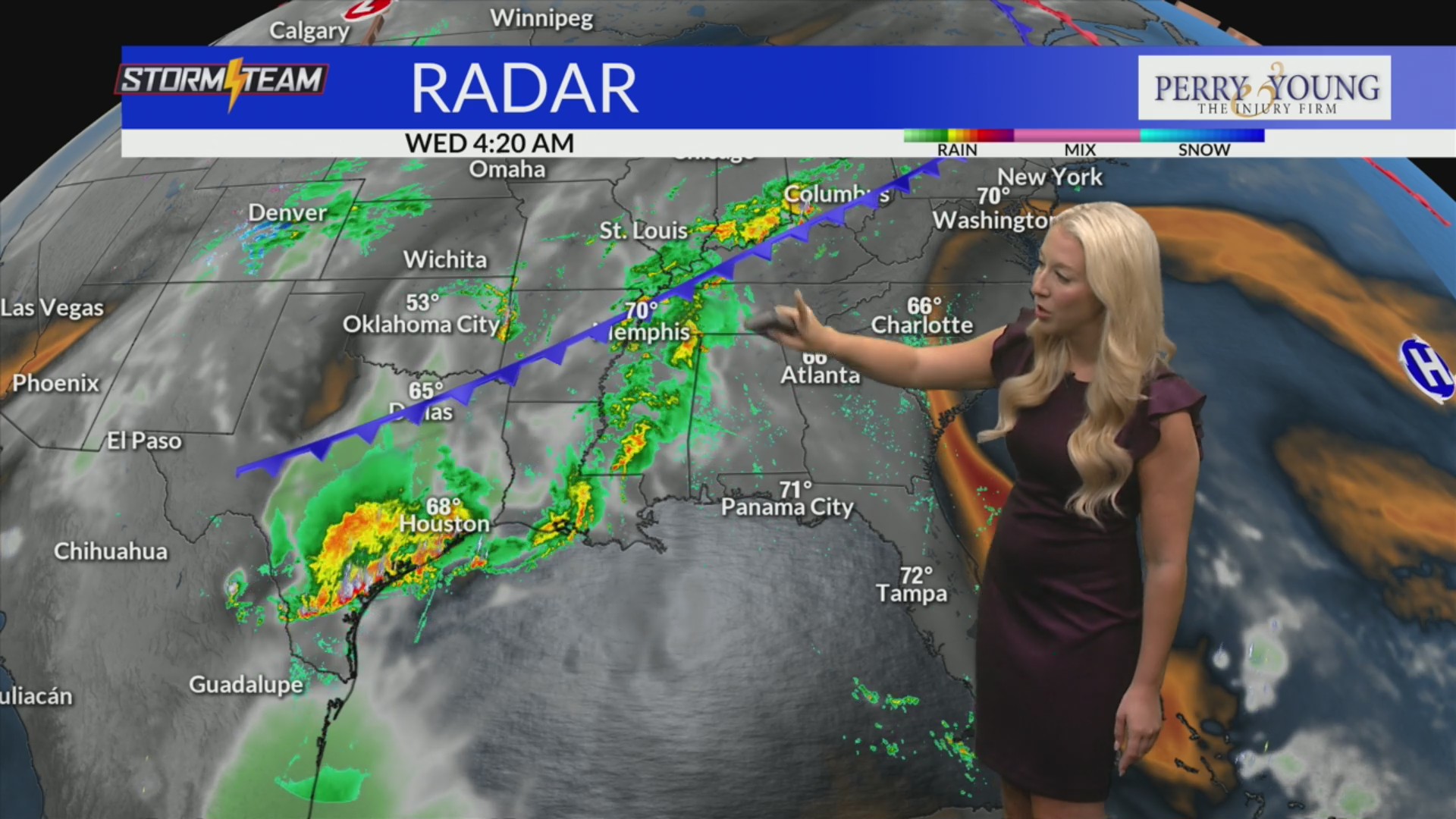 Warm and sticky with afternoon storm chances