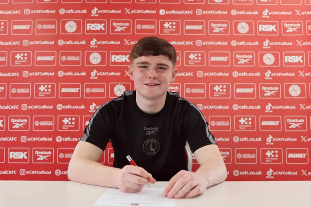 Linfield teenager makes dream Charlton Athletic move