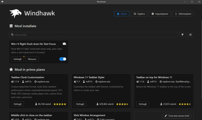 Windhawk Windows 11: il tool proibito che modifica taskbar, Explorer e ...