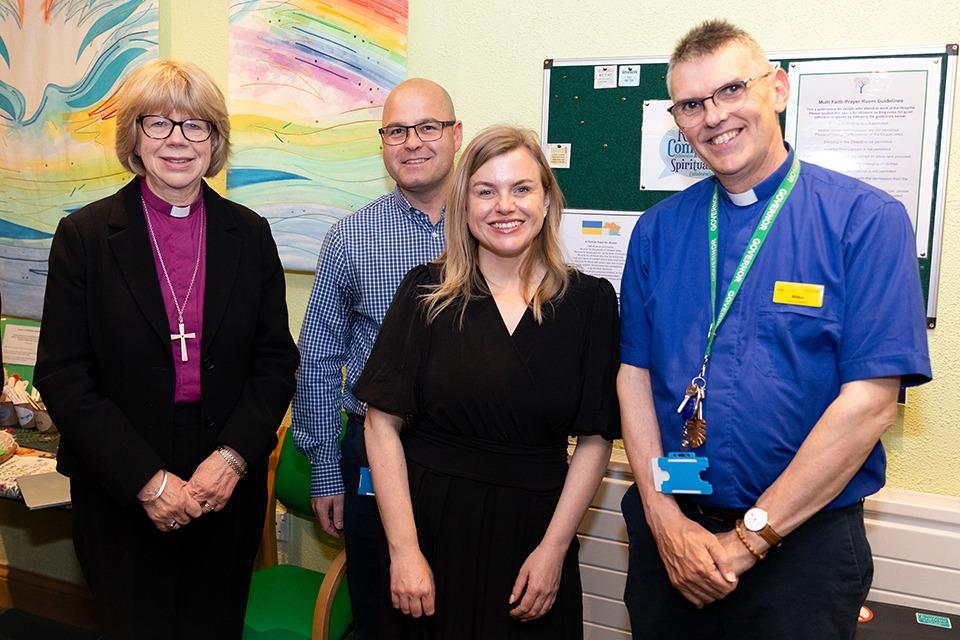 Archbishop of Canterbury visits Kettering General Hospital during ...