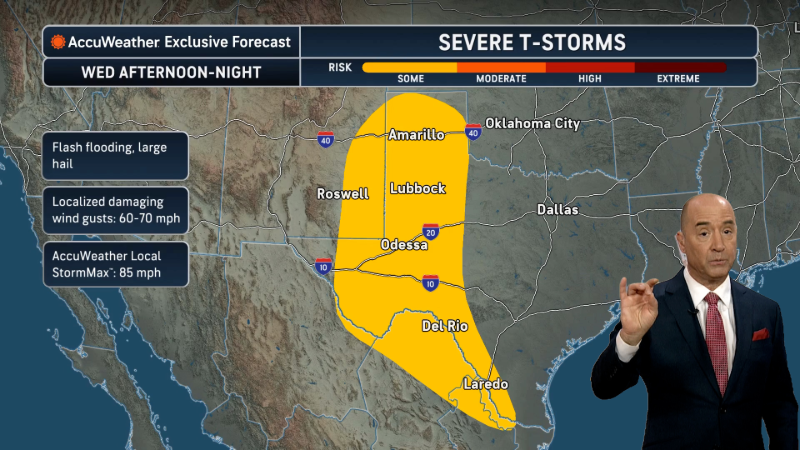 Rounds of rain and storms on the way for Texas