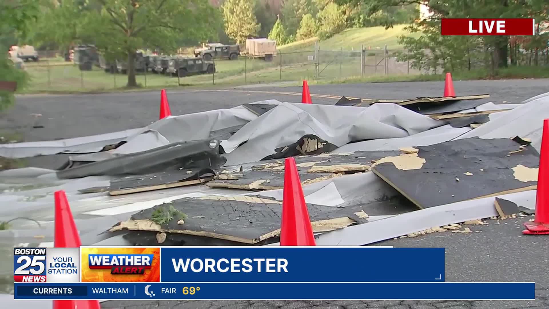 Storm cleanup underway in Mass. after powerful winds damage homes, rip ...