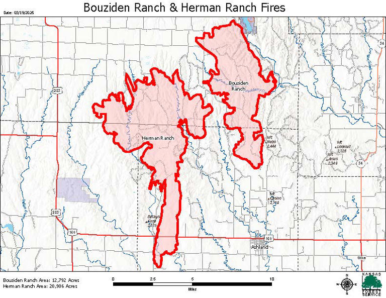 Southwest Kansas wildfires: Firefighters gain ground as conditions improve
