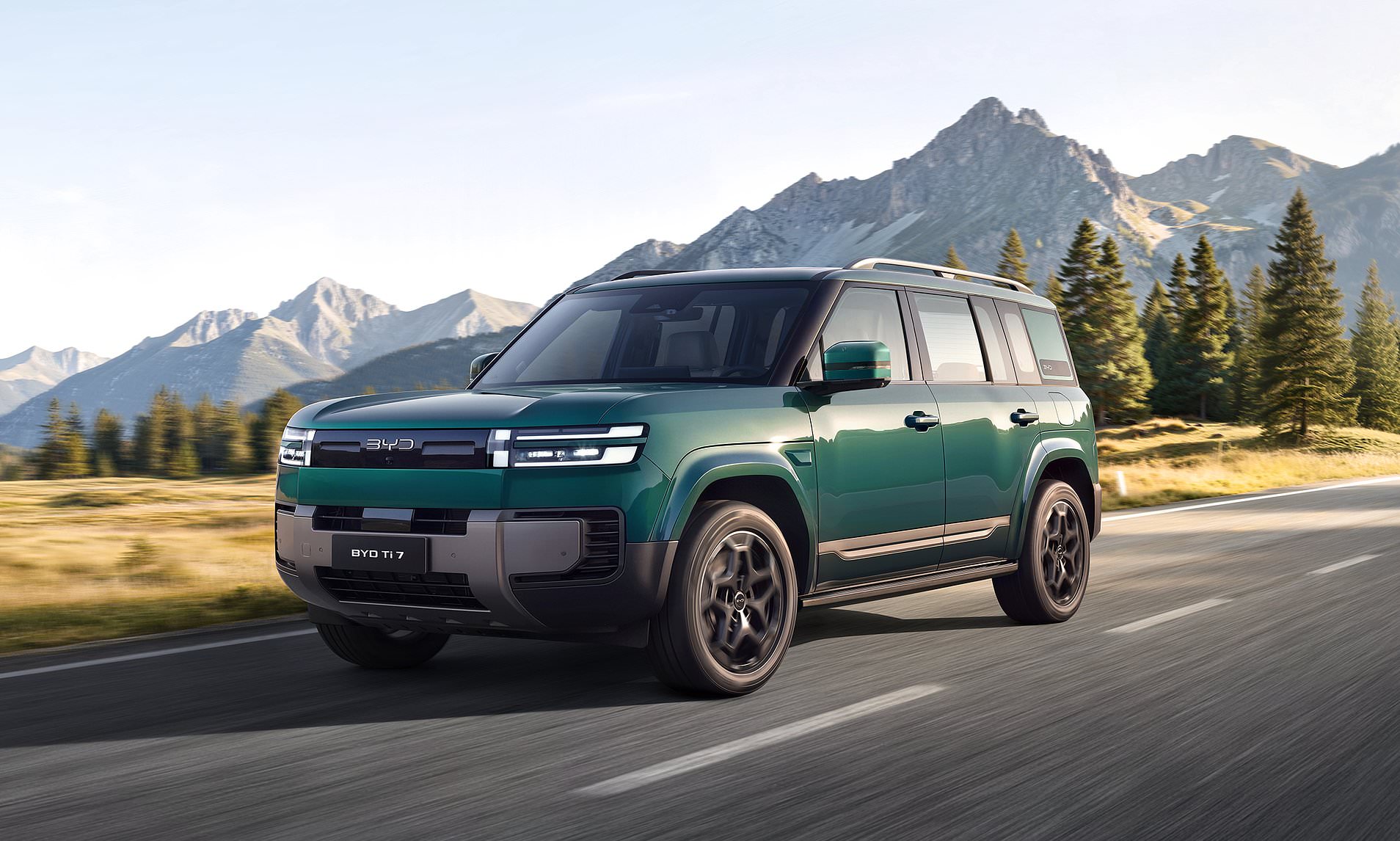 BYD unveils Ti7 plug-in hybrid SUV with seven seats to rival the Jaecoo ...