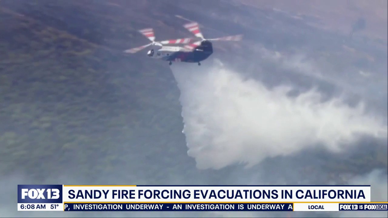 Sandy fire forcing evacuations in California