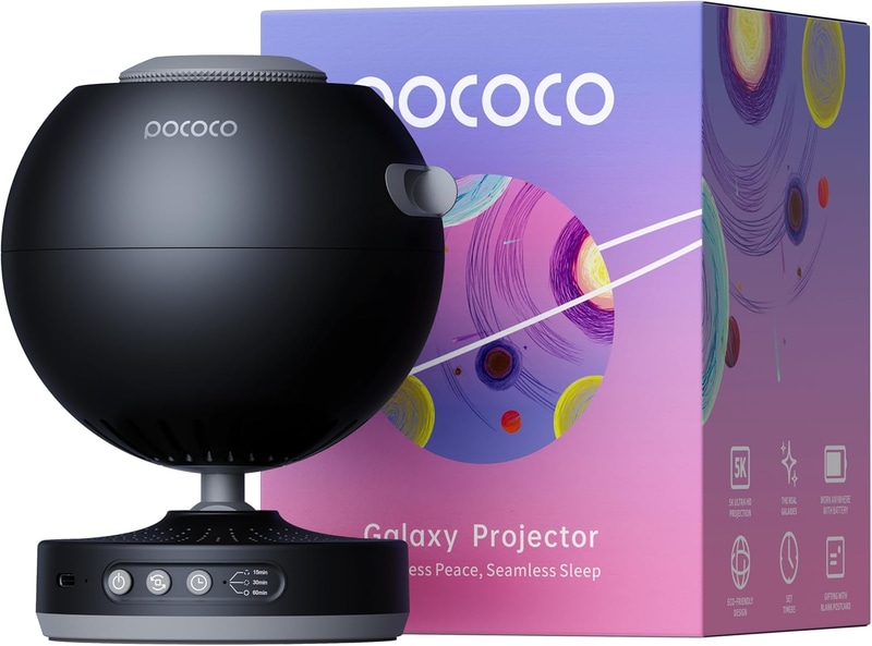 【Amazonセール】POCOCOの家庭用プラネタリウム「Galaxy Projector」がお買い得