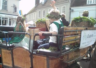 The Watercress King and Queen, Jack Bramwell Cheater and Evie Street ...