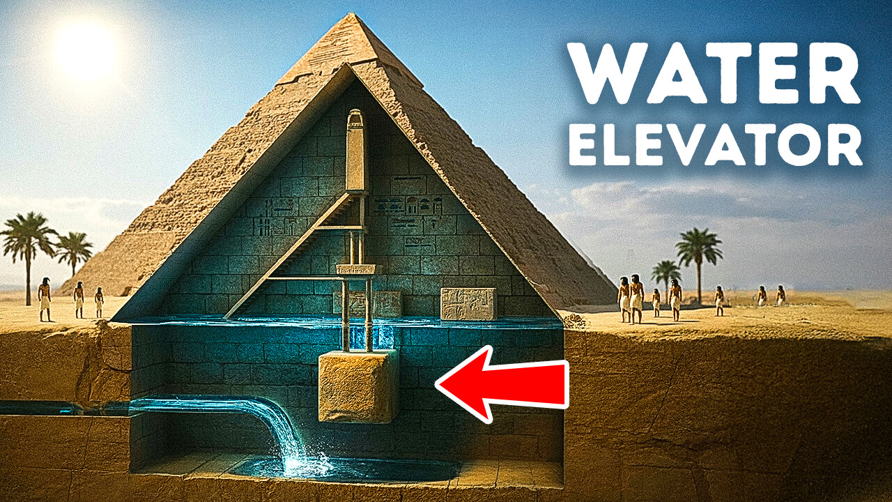 Could ancient Egyptians have used water power to build pyramids?
