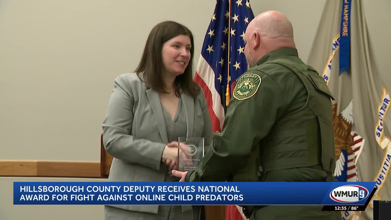 Hillsborough County deputy receives national award for fight against ...