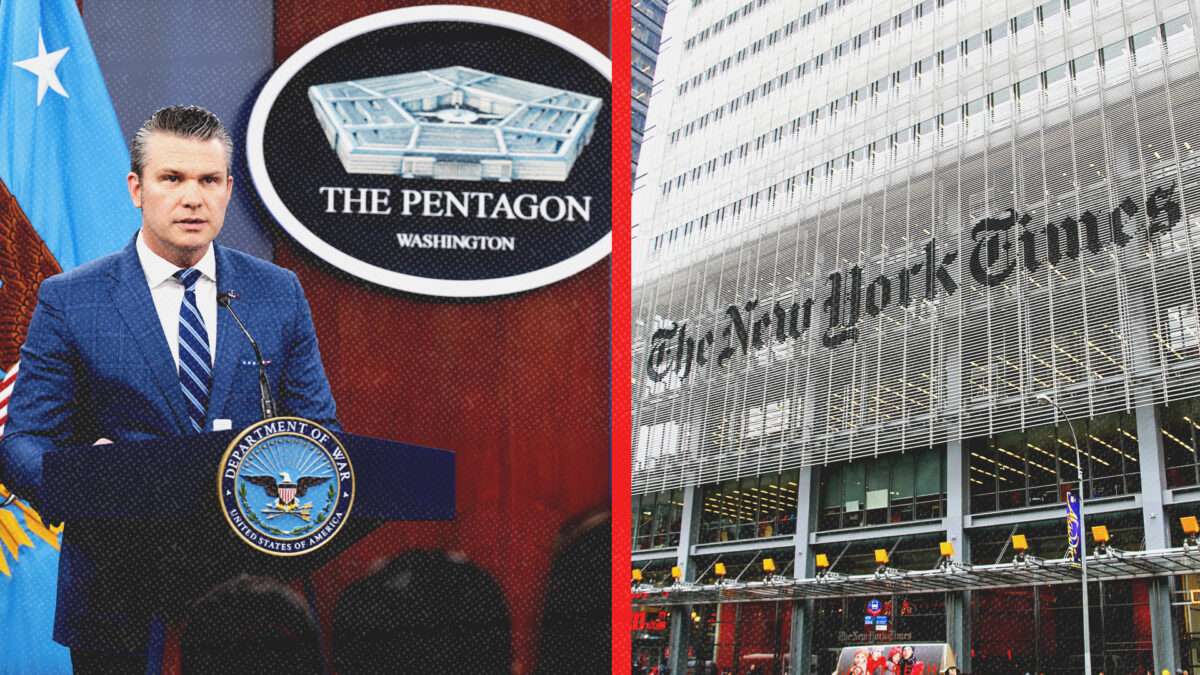 The New York Times sues Pentagon over 'retaliatory' escort requirement