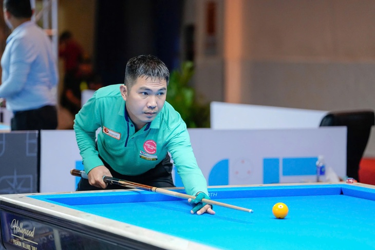 Bao Phương Vinh ra trận tại World Cup billiards TP.HCM