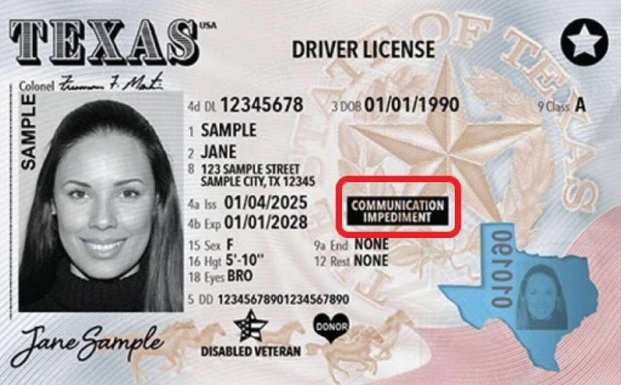 Texas adds new disability, hearing identifier to driver licenses