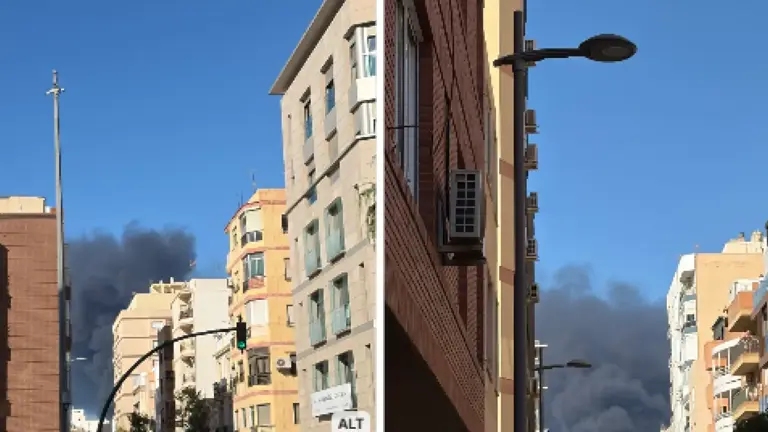 Un herido con quemaduras tras un incendio en un restaurante de Málaga
