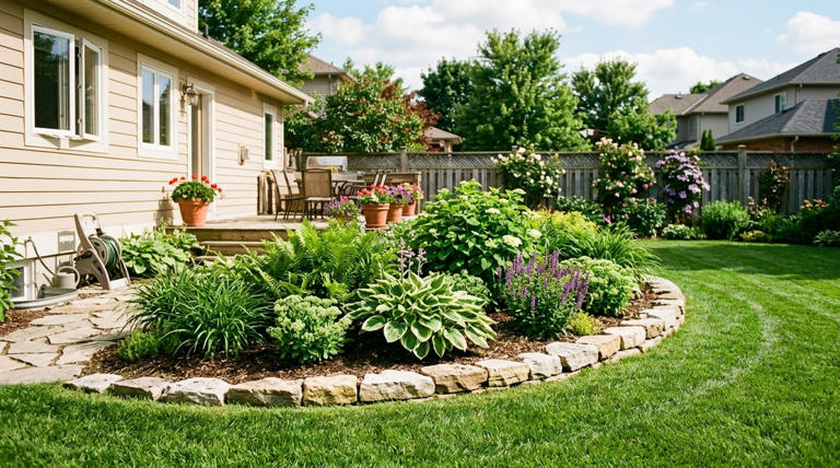 Nem grade, nem muro alto: uma ideia inteligente para delimitar o jardim ...