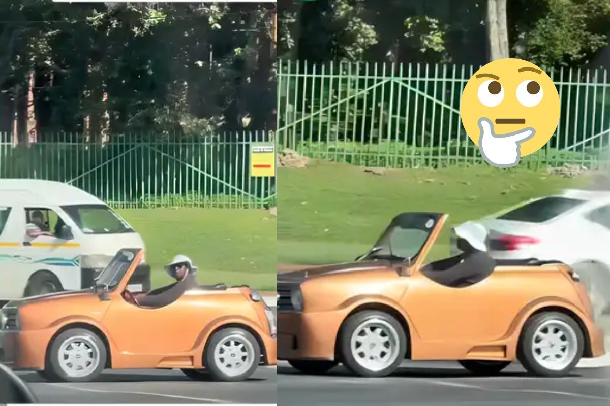 Unusual tiny car spotted cruising on South Africa’s roads – watch