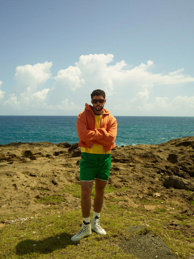 Bad Bunny started teasing his Zara collaboration at the 2026 Super Bowl ...