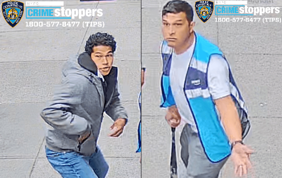 Man beaten with bat in broad daylight on Park Avenue, 2 sought