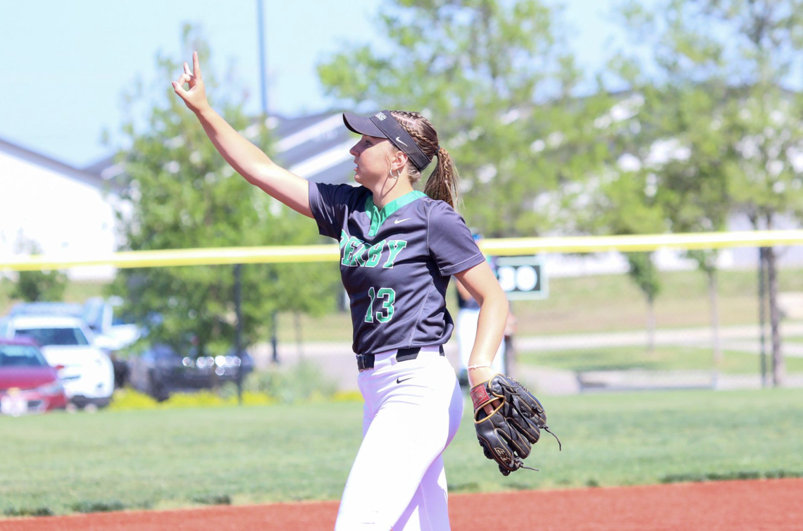 Derby's rare three-sport star leads undefeated softball team back to state